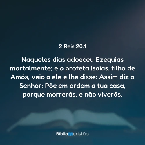2 Reis 20:1