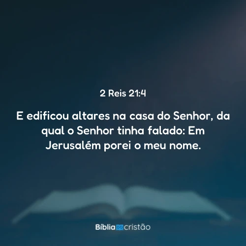 2 Reis 21:4