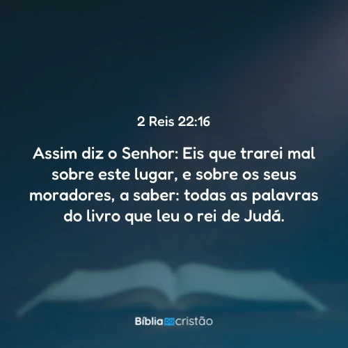 2 Reis 22:16
