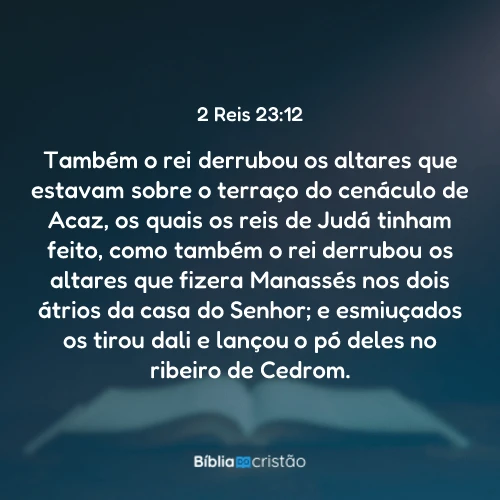 2 Reis 23:12
