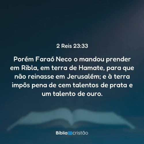 2 Reis 23:33