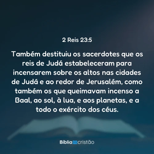 2 Reis 23:5