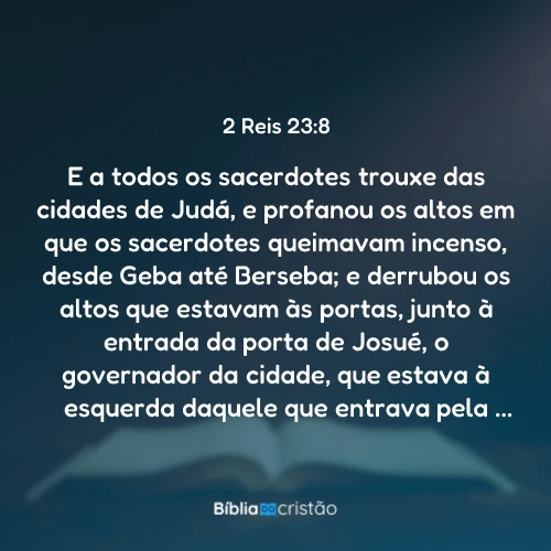2 Reis 23:8