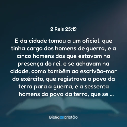 2 Reis 25:19