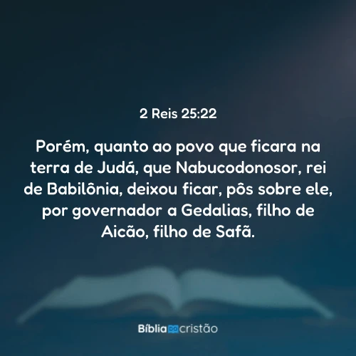 2 Reis 25:22