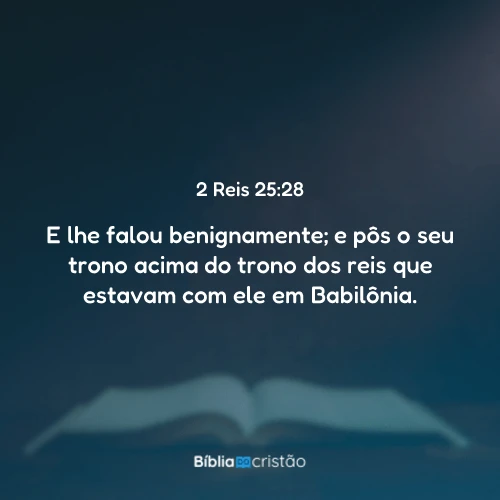 2 Reis 25:28