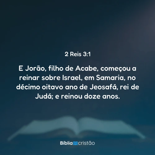 2 Reis 3:1