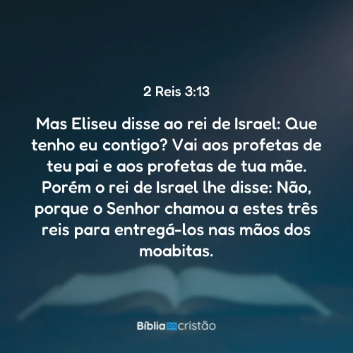 2 Reis 3:13