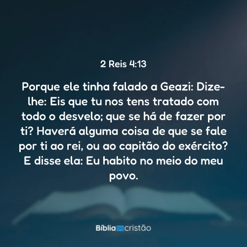 2 Reis 4:13