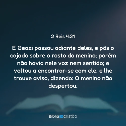 2 Reis 4:31