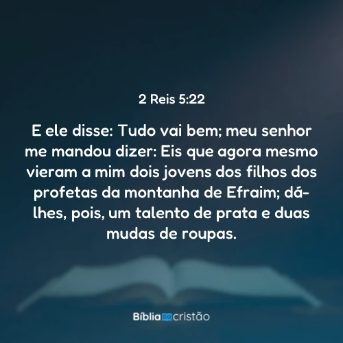 2 Reis 5:22