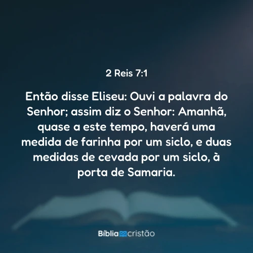2 Reis 7:1