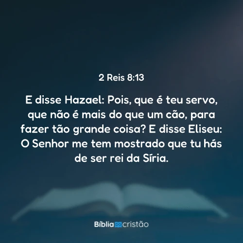 2 Reis 8:13