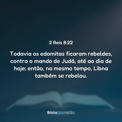 2 Reis 8:22