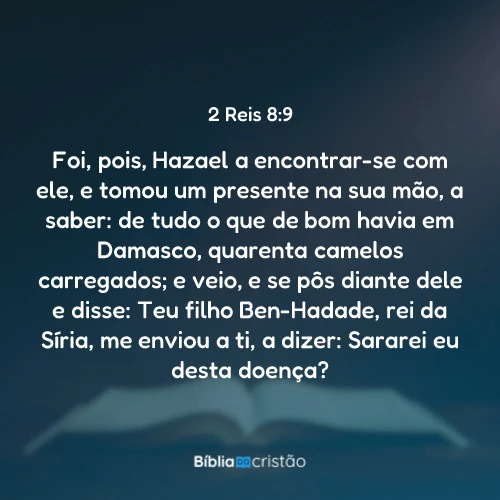 2 Reis 8:9