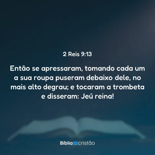 2 Reis 9:13