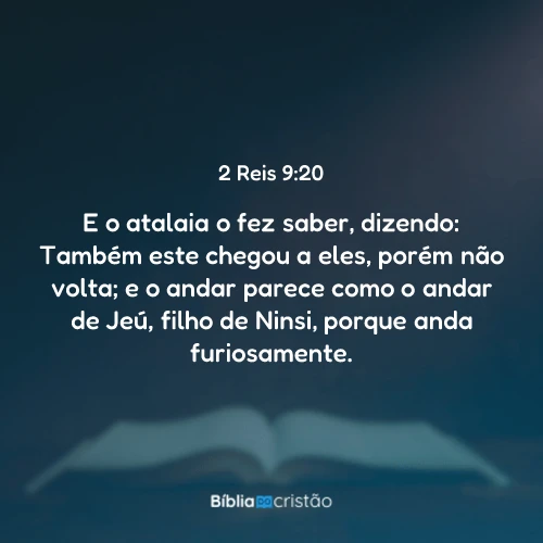 2 Reis 9:20