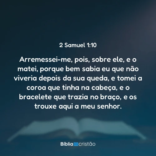 2 Samuel 1:10