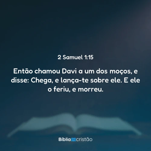 2 Samuel 1:15