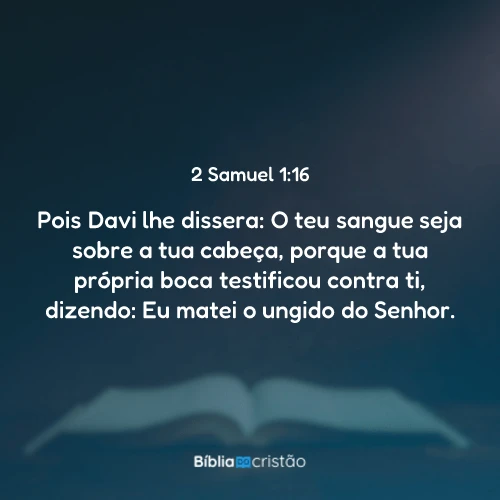 2 Samuel 1:16