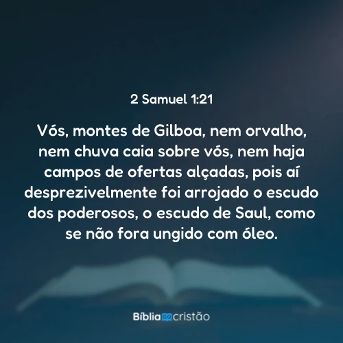 2 Samuel 1:21