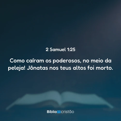 2 Samuel 1:25