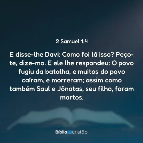 2 Samuel 1:4