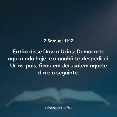 2 Samuel 11:12