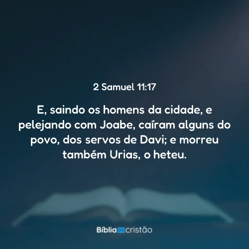 2 Samuel 11:17