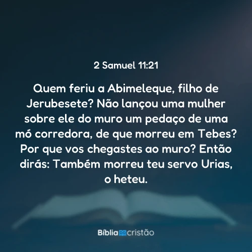 2 Samuel 11:21