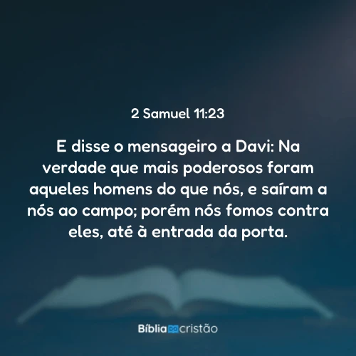 2 Samuel 11:23