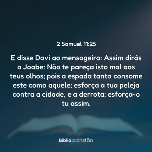 2 Samuel 11:25