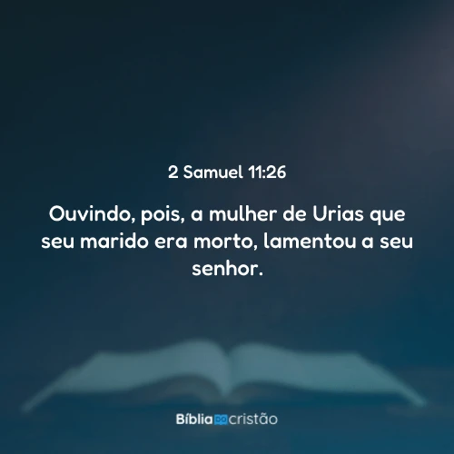 2 Samuel 11:26