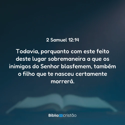 2 Samuel 12:14