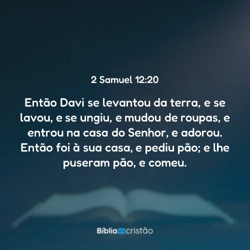 2 Samuel 12:20