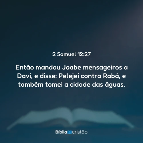 2 Samuel 12:27