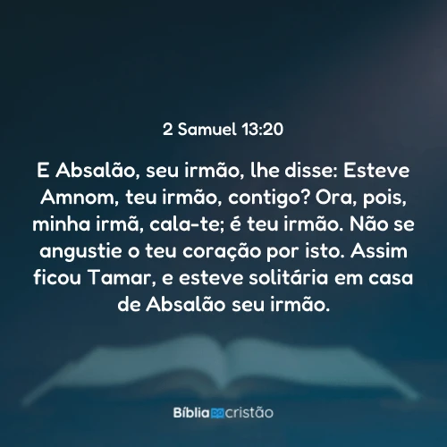 2 Samuel 13:20