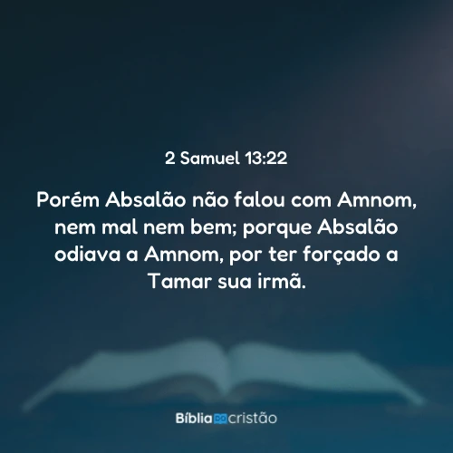2 Samuel 13:22