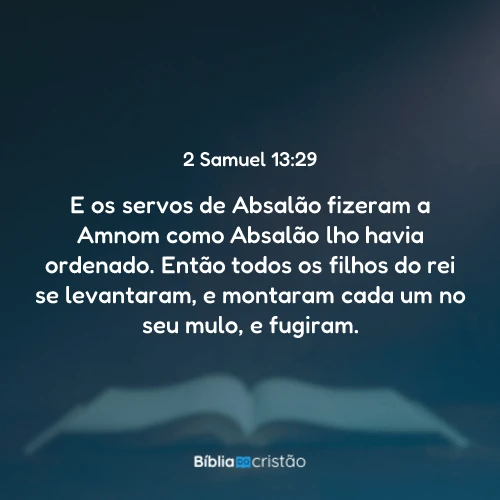 2 Samuel 13:29