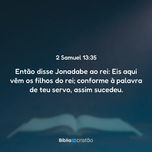 2 Samuel 13:35
