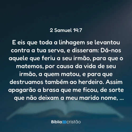 2 Samuel 14:7