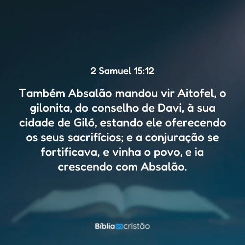 2 Samuel 15:12