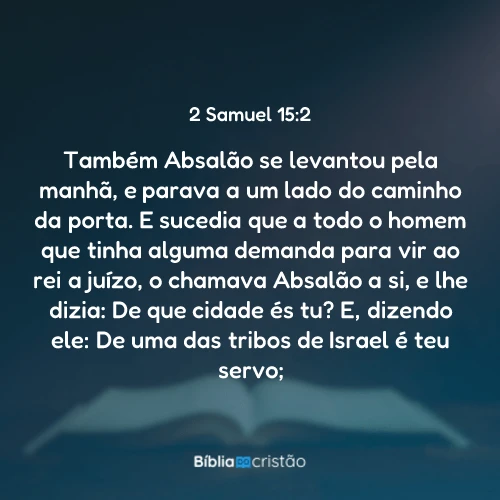2 Samuel 15:2