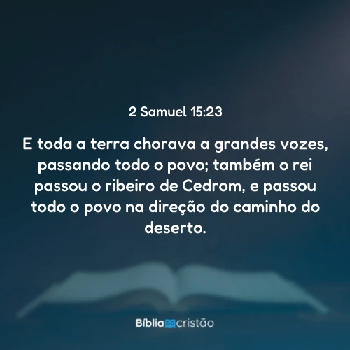 2 Samuel 15:23