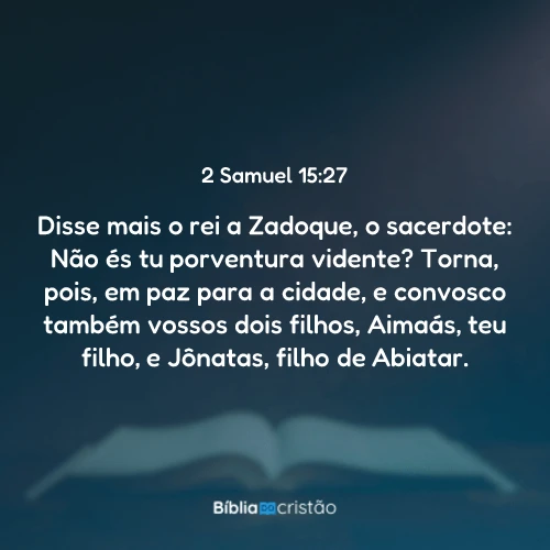 2 Samuel 15:27