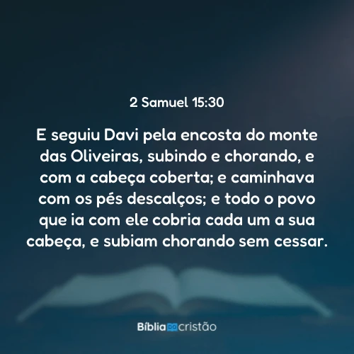 2 Samuel 15:30
