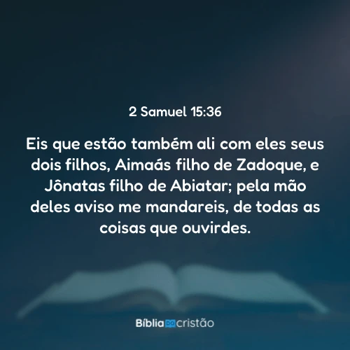 2 Samuel 15:36