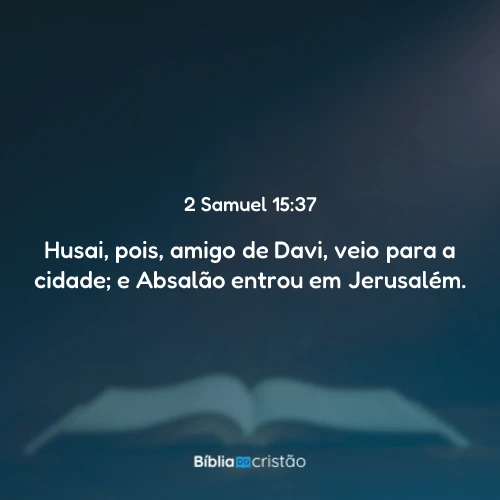2 Samuel 15:37