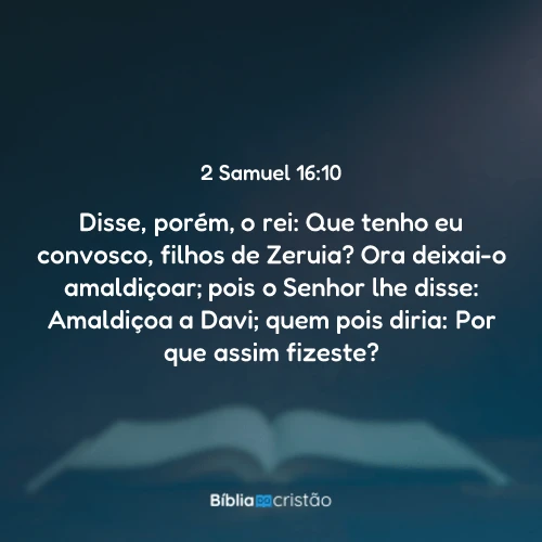 2 Samuel 16:10