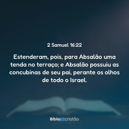 2 Samuel 16:22